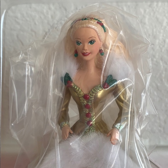 ‘95 Hallmark Happy Holidays Barbie Stocking Hanger - Picture 3 of 16